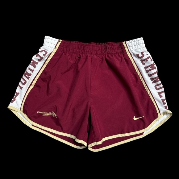 Nike Dri-Fit Floida State University Seminoles Lined Athletic Shorts Size S - Picture 1 of 9